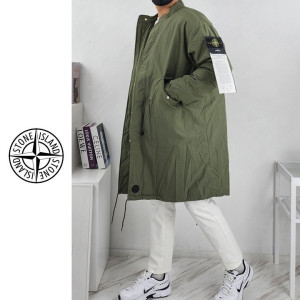 STONE ISLAND 스톤아일랜드 내피 탈부착 멀티 롱 야상 패딩 2COLOR