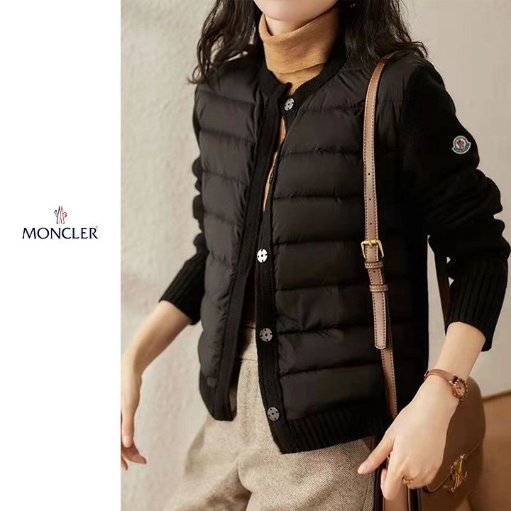 MONCLER 몽클레어 미네트 니트 패딩점퍼 2COLOR