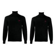 BURBERRY 버버리 런던 자수로고 터틀넥