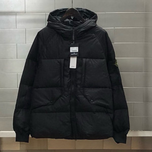 STONE ISLAND 스톤아일랜드 크링클랩스 와펜 다운 패딩 자켓