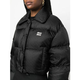 MIUMIU 미우미우 크롭 나일론 다운 재킷