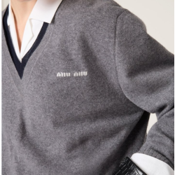 MIUMIU 미우미우 울 더블 니트 2COLOR