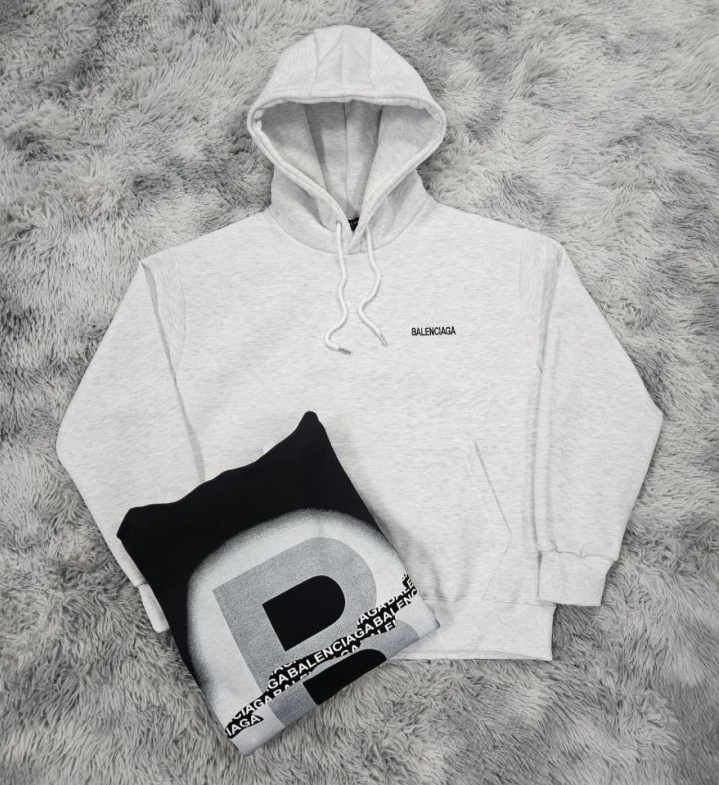 BALENCIAGA 발렌시아가 톤 기모 후드