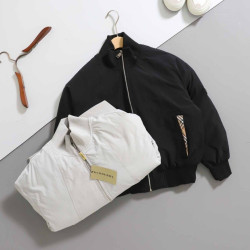 BURBERRY 버버리 포켓 시그니처 체크 패턴 포인트 패딩 자켓