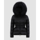 MONCLER 몽클레어 1185 보에드 구스다운(블랙 폭스퍼) 숏패딩