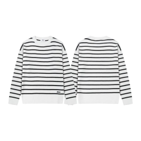 AMI 아미 8182 스트라이프 니트