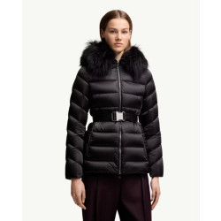 MONCLER 몽클레어 여성 Cupidone 후드 시어링 트리밍 다운재킷