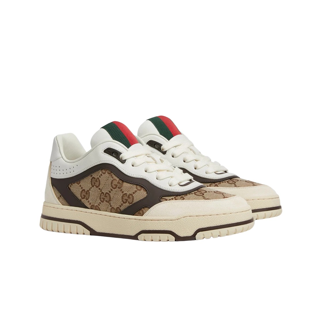 ●실사● 구찌 리웹 스니커즈 베이지