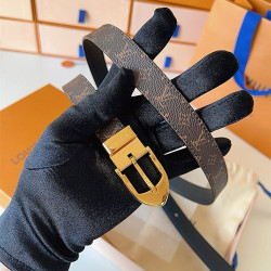 LOUIS VUITTON 루이비통 여성용 벨트 2CM L70160 (금장/은장)