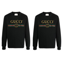GUCCI 구찌 페이크 로고 커플 맨투맨