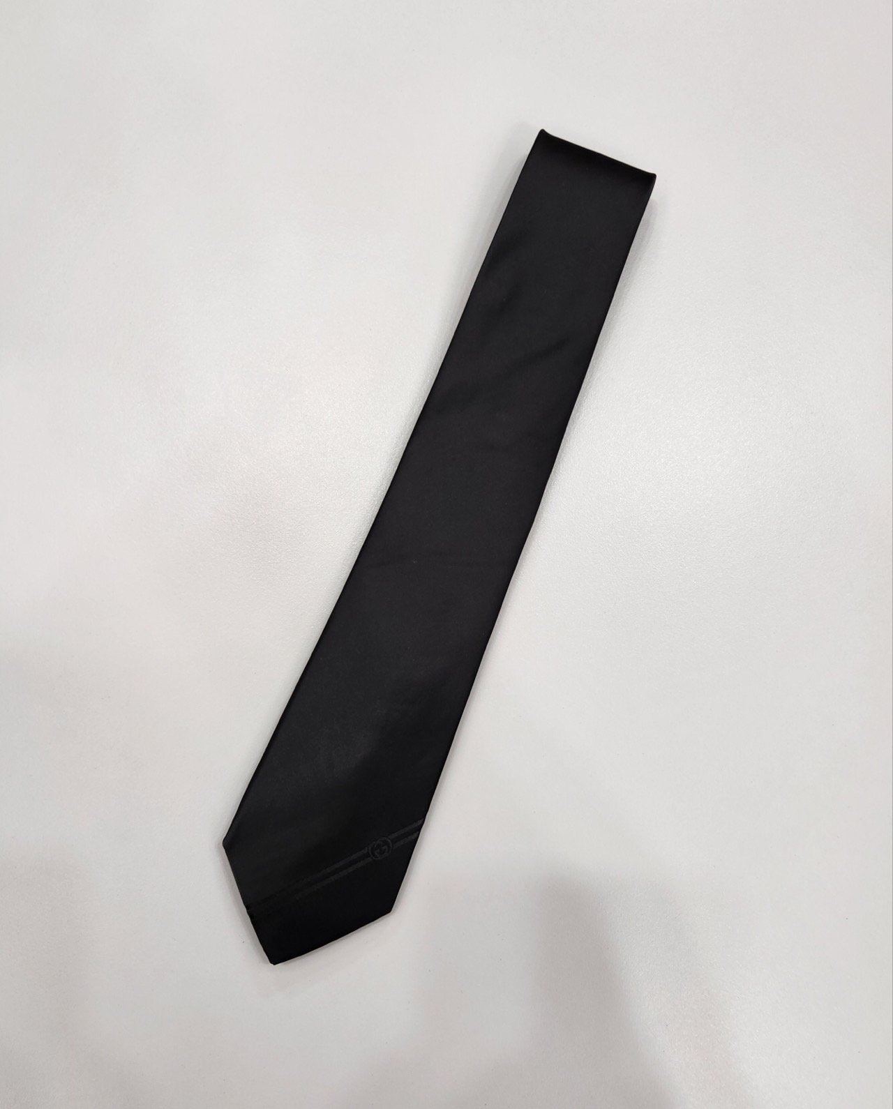 GUCCI 구찌 인터로킹 자카드 실크 넥타이