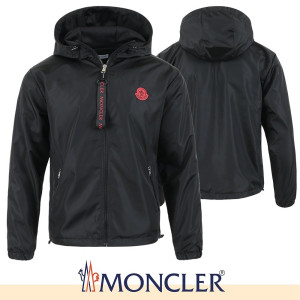 MONCLER 몽클레어 레드 패치 윈드 자켓
