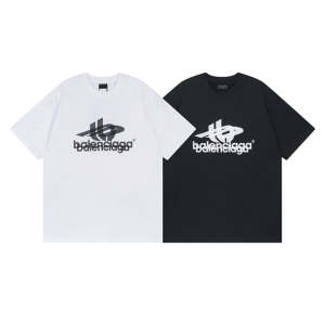 BALENCIAGA 발렌시아가 2386 레이어드 로고 반팔
