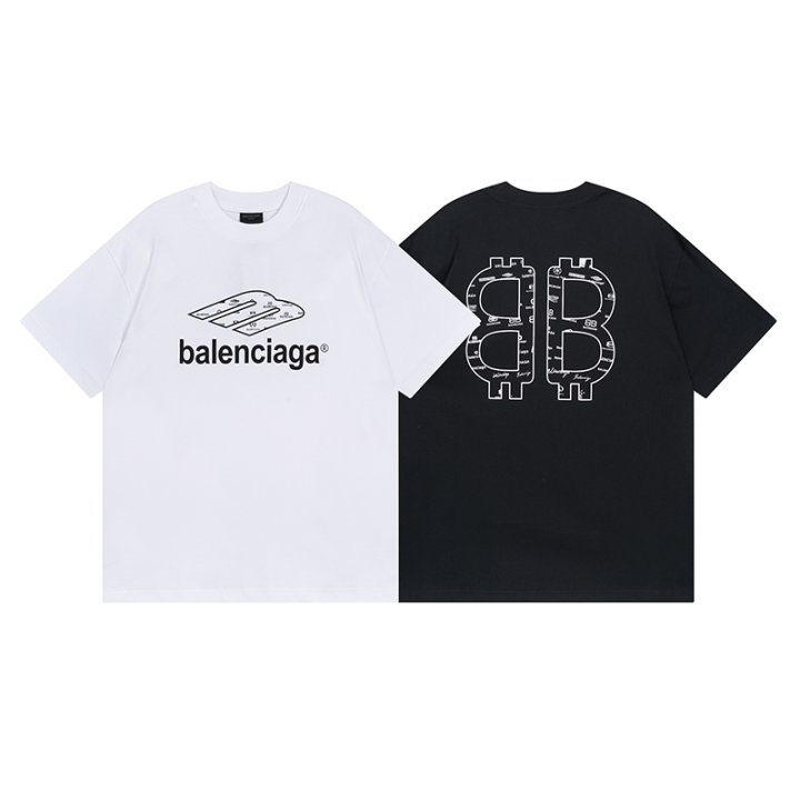 BALENCIAGA 발렌시아가 2392 프론트백 멀티 아이콘 로고 반팔