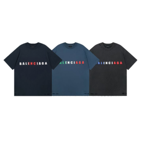 BALENCIAGA 발렌시아가 3257 인터내셔널 구제 워싱 반팔