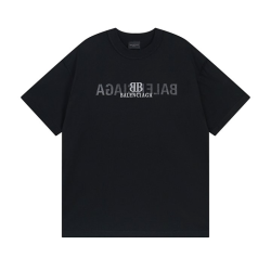 BALENCIAGA 발렌시아가 23138 BB 그래픽 리버스 로고 반팔