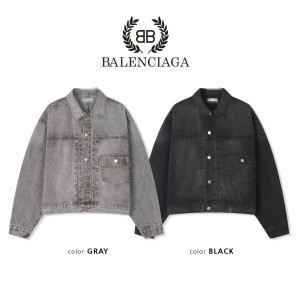 BALENCIAGA 발렌시아가 one PK 데님 자켓