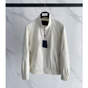 LOUIS VUITTON 루이비통 모노그램 로고 블루종 자켓