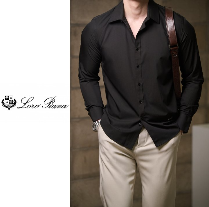 LOROPIANA 로로피아나 드레스 셔츠 2COLOR