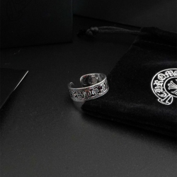 CHROME HEARTS 크롬하츠 스크롤 라벨 링 (13250)
