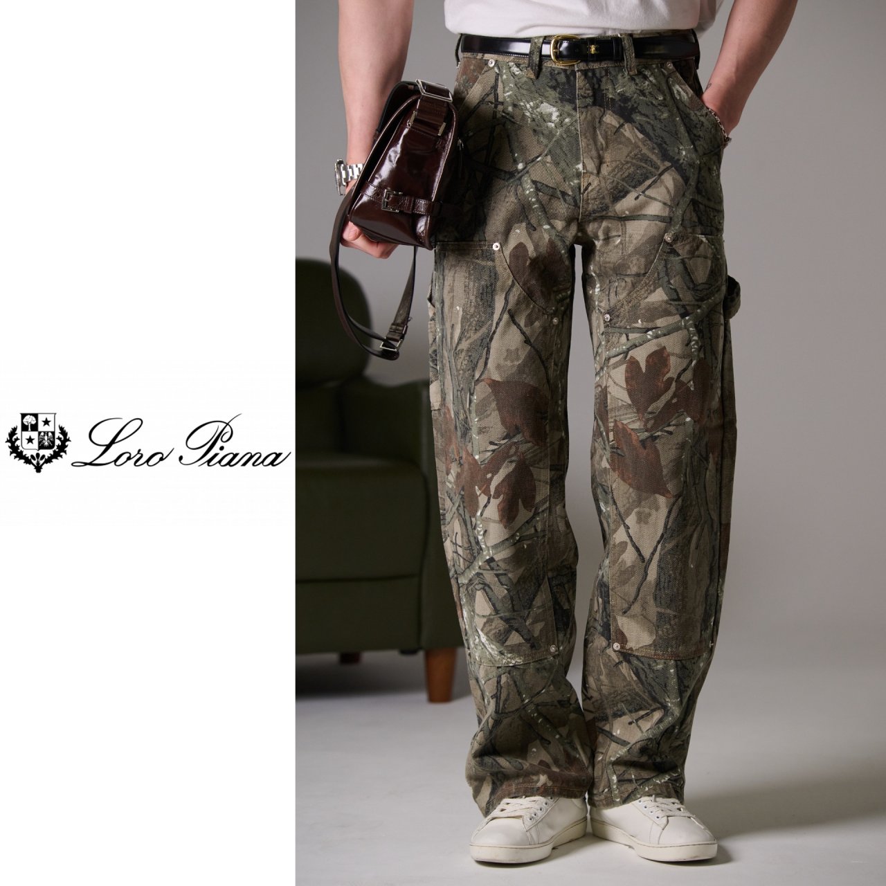 LOROPIANA 로로피아나 리얼트리카모 팬츠