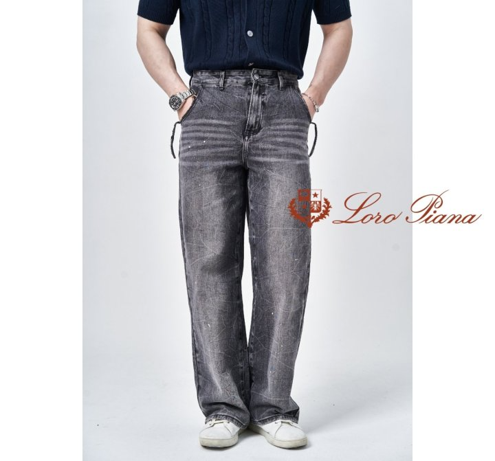 LOROPIANA 로로피아나 포인트 페인팅 청바지 2COLOR