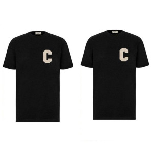 CELINE 셀린느 C 보플패치 커플 반팔티