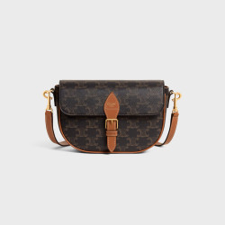 ●실사● 셀린느 트리옹프 캔버스 폴코 숄더백