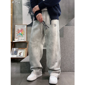 LOUIS VUITTON 루이비통 코튼 빈티지 워싱 스웻 팬츠